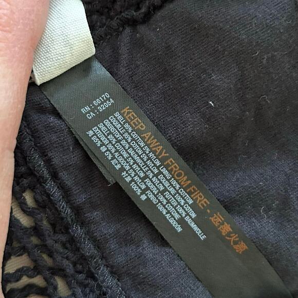 Free People Women Sleeveless Crotchet Tank Top Festival Fairy Boho Black Large - Picture 5 of 6